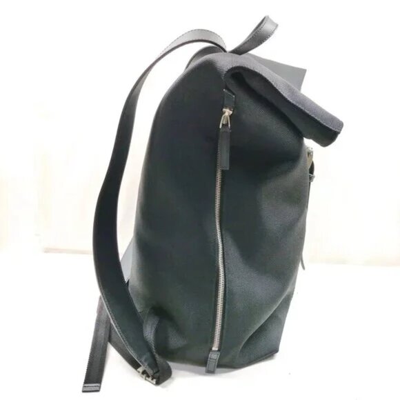 Gucci BackPack Bag Sherry Line Black Canvas 850-032125 - Picture 4 of 16